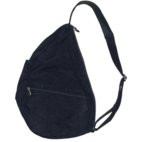 Ameribag Other - Ameribag Healthy Back Bag Crossbody Sling Backpack Black Nylon Distressed